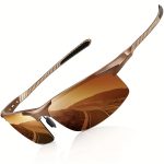 [Polarized Glasses] ANYLUV Polarized Glasses | Men's Sport Glasses - Carbon Fiber Lightweight Aluminum Magnesium Alloy Fishing Driving Golf Birthday Gift Halloween Christmas