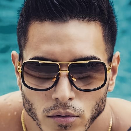 Men'S Fashion Double Beam Frame Glasses- Classic Style with Golden Trim, Suitable for Driving and Accessories| Classic Style Glasses| Decorative lenses
